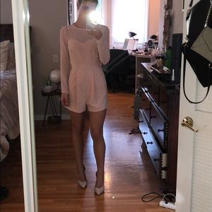 Asos romper size 6 blush pink